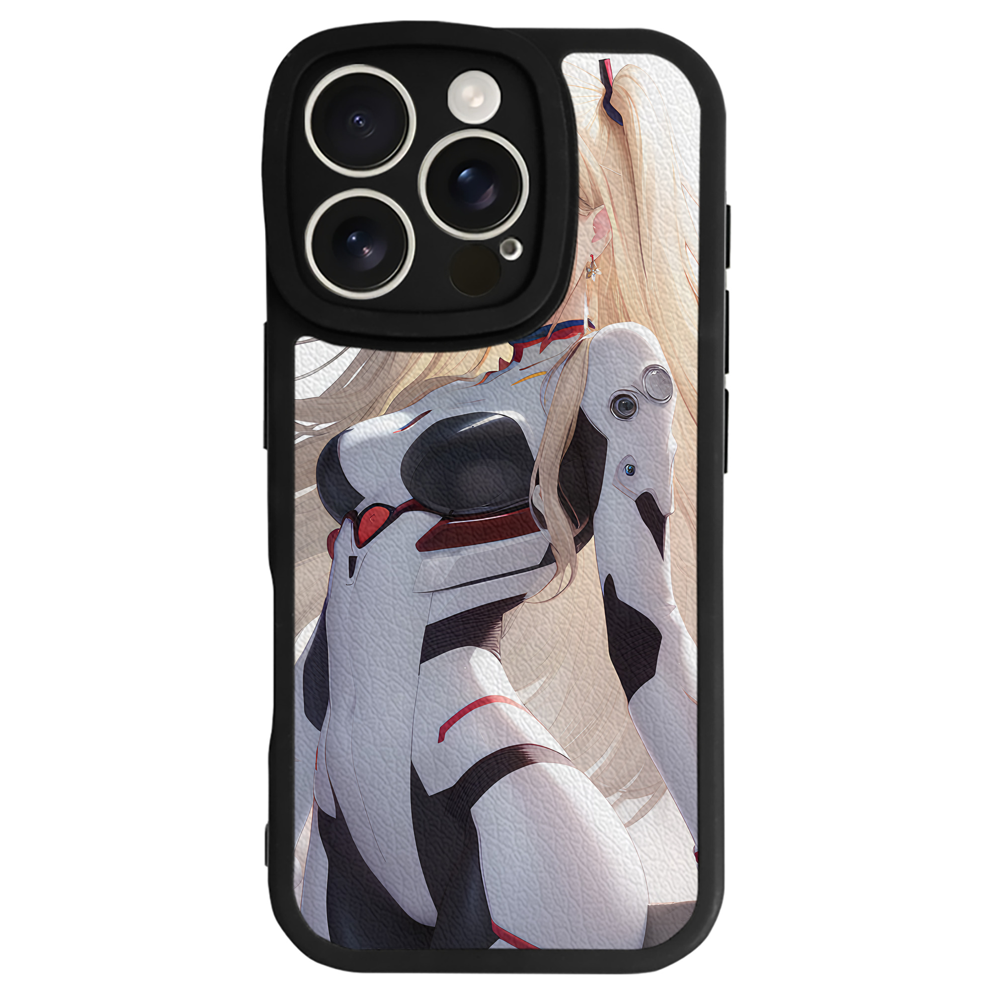 （画像用） EVA 新世紀エヴァンゲリオン 【iPhone 16シリーズ対応】シリコンスマホケース（レザー調） 材質：シリコン